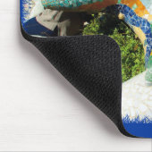 Tapis De Souris Mosaïques de lézard de Gaudi (Coin)