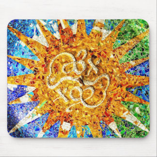 Tapis De Souris Mosaïques de Park Guell Mousepad