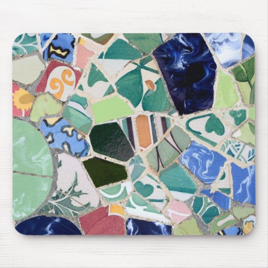 Tapis De Souris Mosaïques de Park Guell Mousepad (Devant)