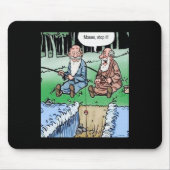 Tapis De Souris Moses Pose Pêche (Devant)