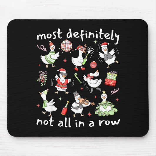 Tapis De Souris Most Definitely Not All In A Row Christmas Silly G (Devant)