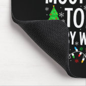 Tapis De Souris Most Likely To Get Sy With Santa Funny Family Chri (Coin)
