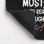 Tapis De Souris Most Likely To Read A Book Through Christmas  (Coin)