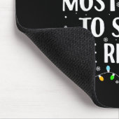 Tapis De Souris Most Likely To Shoot The Reindeer Funny Hunting Ch (Coin)