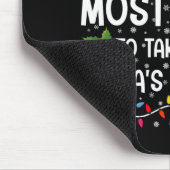 Tapis De Souris Most Likely To Take Over Santas Workshop Xmas (Coin)