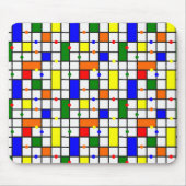 Tapis De Souris Mot de passe coloré (Devant)