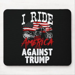 Tapis De Souris Motard anti Trump Pro Démocratie Résister Contre T