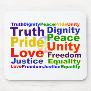 Tapis De Souris Moteur Rainbow Values