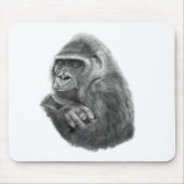 Tapis De Souris Mother gorilla Mouse Pad 母ゴリラのマウスパッド (Devant)