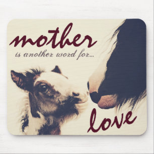 Tapis De Souris Mother is Another Word for Love Horse