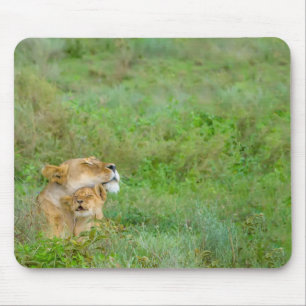 Tapis De Souris Mother's Love Lioness & Baby Mousepad