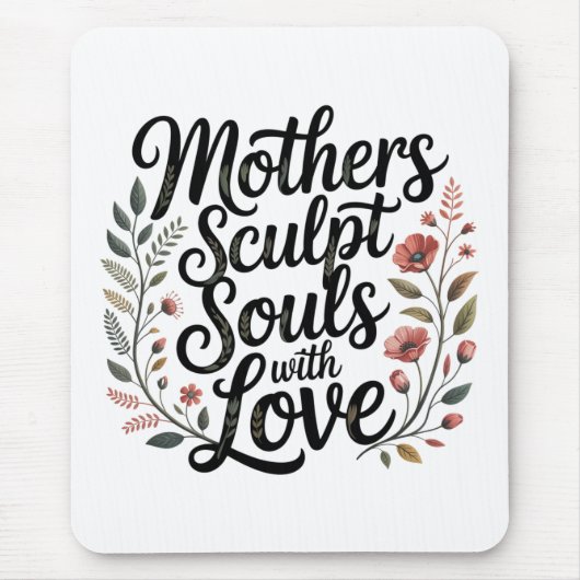 Tapis De Souris Mothers Sculpt Souls With Love (Devant)