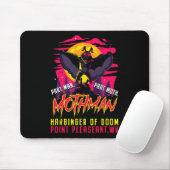 Tapis De Souris Mothman Fun Cryptid Harbinger Part Homme Part Moth (Avec souris)