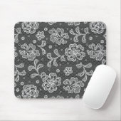 Tapis De Souris Motif 1 de tissu de dentelle (Avec souris)