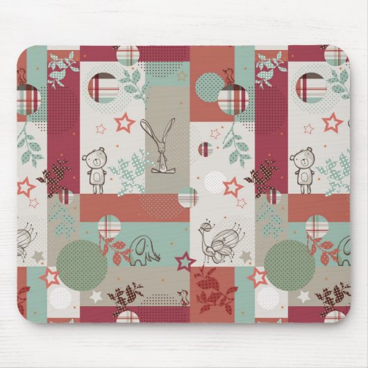 Tapis De Souris Motif 2 d'édredon de bébé (Devant)