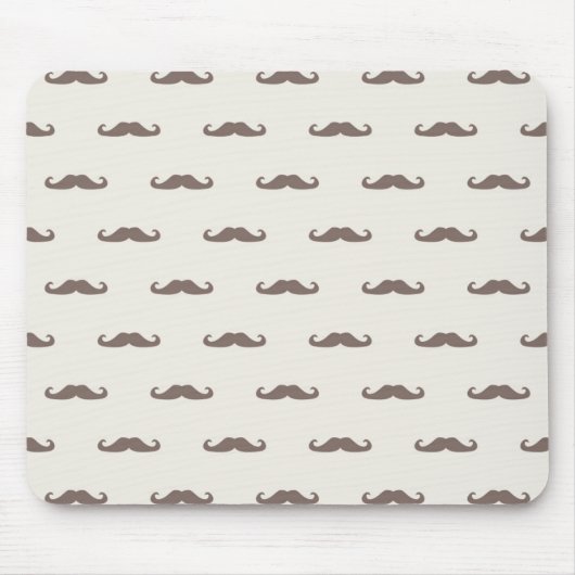 Tapis De Souris Motif 3 de hippie de moustache (Devant)