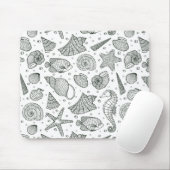 Tapis De Souris Motif 3 d'habitants d'océan (Avec souris)