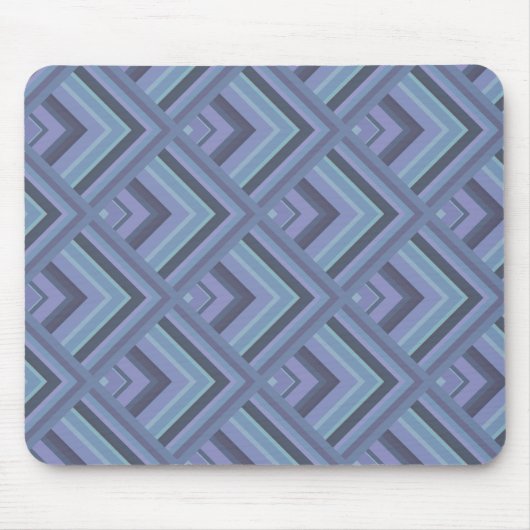 Tapis De Souris Motif à échelle gris bleu (Devant)