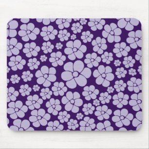 Tapis De Souris Motif à fleurs - violet