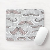 Tapis De Souris Motif à la mode de moustache (Avec souris)