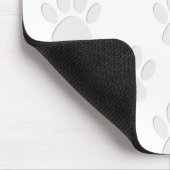 Tapis De Souris Motif à mâcher de chien coupé en papier (Coin)