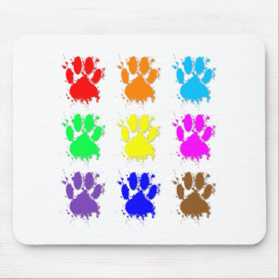 Tapis De Souris Motif à mâchoires pour chien d'encre