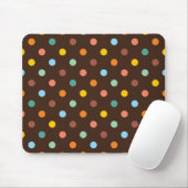 Tapis De Souris Motif à pois (Avec souris)