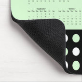 Tapis De Souris Motif à pois – Calendrier 2026 (Coin)