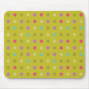 Tapis De Souris Motif à pois d'arrière - plan