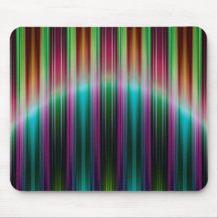 Tapis De Souris Motif à rayures colorées