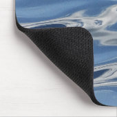 Tapis De Souris Motif abstrait bleu (Coin)
