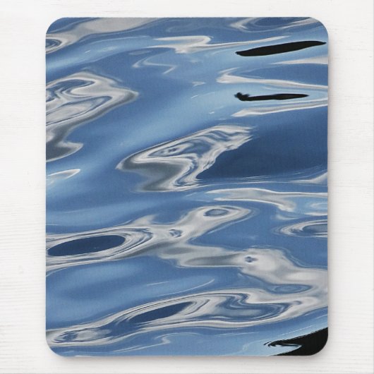 Tapis De Souris Motif abstrait bleu (Devant)