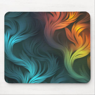 Tapis De Souris Motif Abstrait Coloré