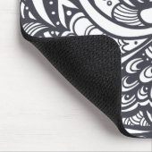 Tapis De Souris Motif abstrait dans le style de Zen-Griffonnage (Coin)