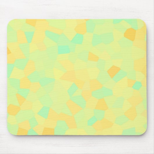 Tapis De Souris motif Abstrait de formes jaune et verte (Devant)