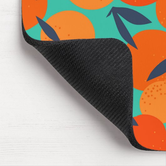 Tapis De Souris Motif Abstrait de fruits orange (Coin)