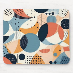 Tapis De Souris Motif Abstrait minimal sans fil - géométrique (10)