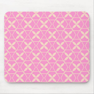 Tapis De Souris Motif Abstrait rose par contremaître