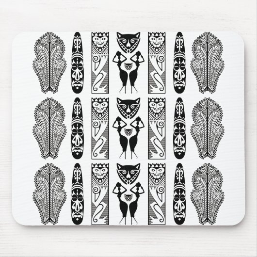 Tapis De Souris Motif africain (Devant)