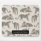 Tapis De Souris Motif animal sauvage de la Jungle Leopard (Devant)