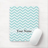 Tapis De Souris Motif Aqua chevron (Avec souris)