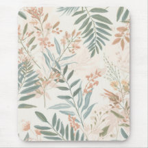Motif aquarelle de feuille de sauge botanique rose