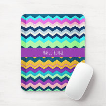 Motif arc-en-ciel Zig zagging pastel