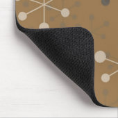 Tapis De Souris Motif atomique en Mousepad brun (Coin)