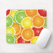 Tapis De Souris Motif avec des agrumes (Avec souris)