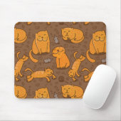 Tapis De Souris Motif avec des chats (Avec souris)