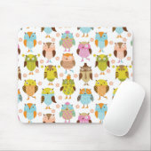 Tapis De Souris motif avec des oiseaux (Avec souris)