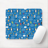 Tapis De Souris motif avec le thème de mer (Avec souris)