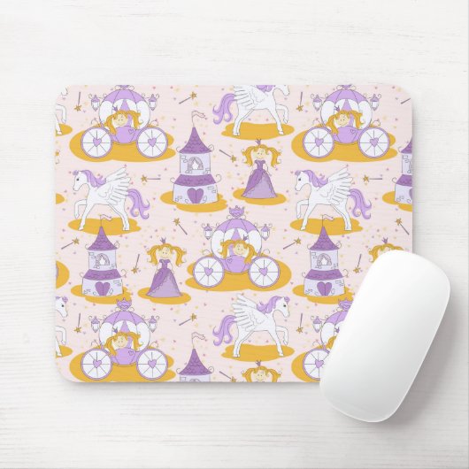 Tapis De Souris motif avec une princesse (Avec souris)