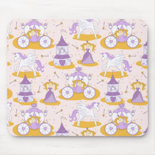 Tapis De Souris motif avec une princesse (Devant)